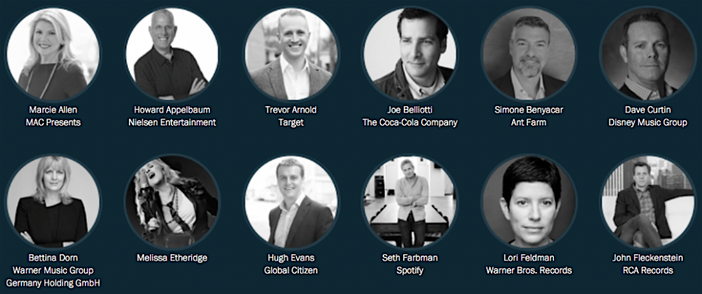 A small snapshot of the Clio Music jurors for 2016 - see the full list here.