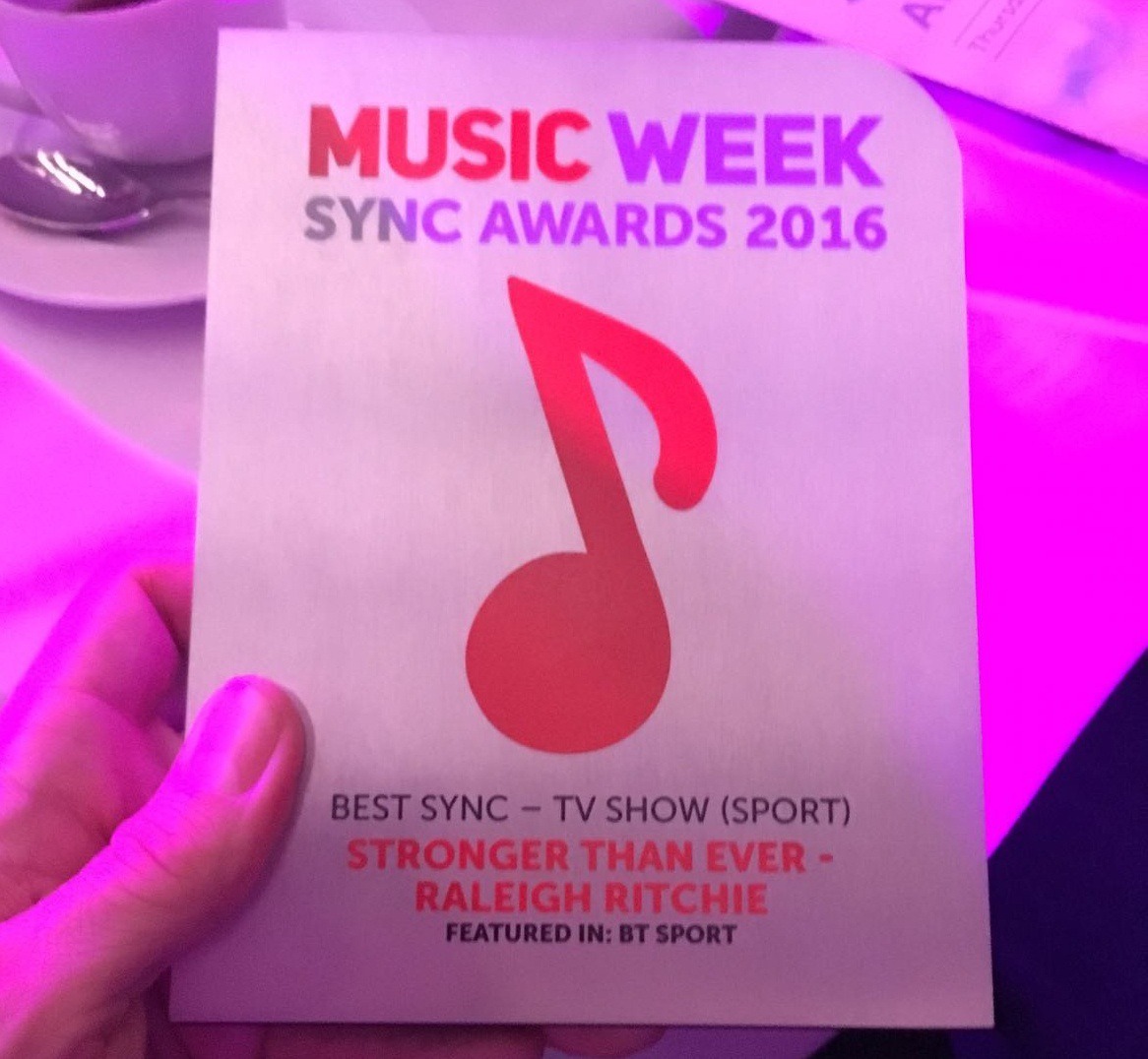 BT Sport's Music Week Sync Award 2016