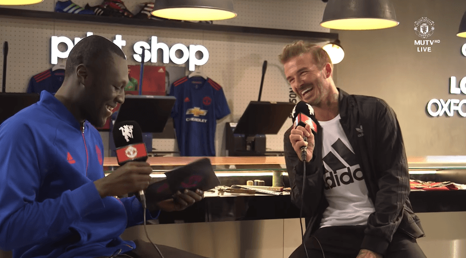 Stormzy interviewing David Beckham
