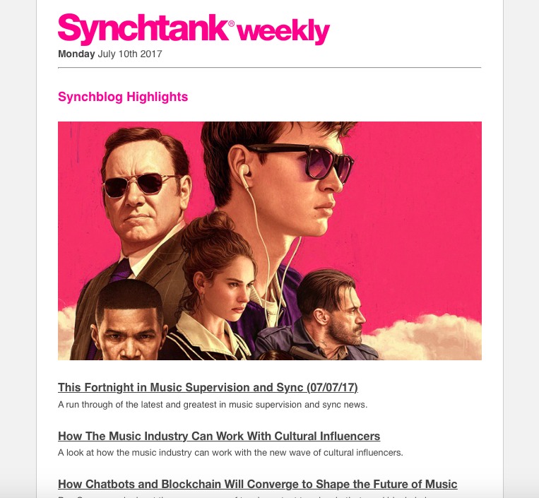 Synchtank Weekly