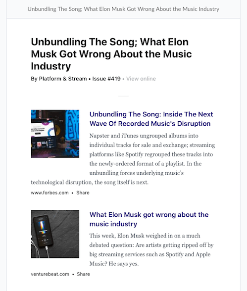 The 10 Music Industry Newsletters You Should Subscribe To in 2018 - Synchblog by Synchtank
