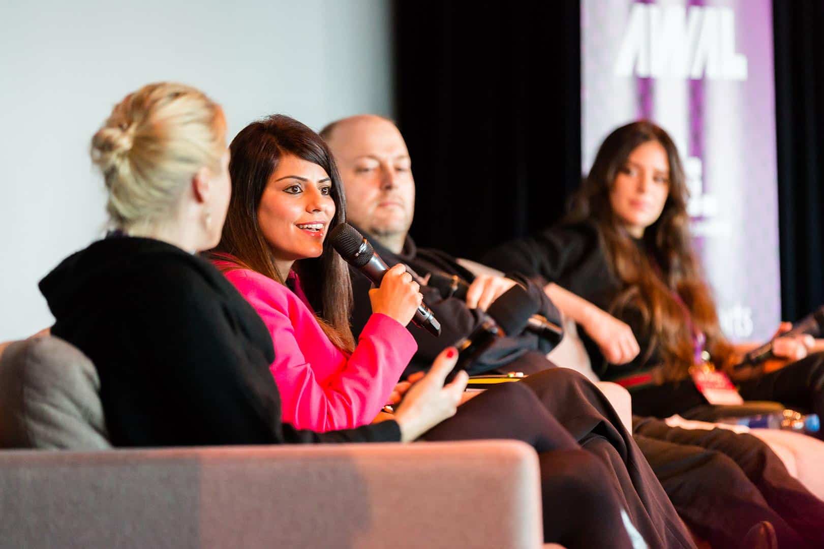 Aditi Arora speaking at FastForward Amsterdam 2019