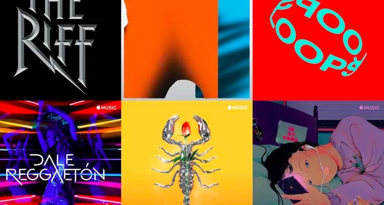 Apple Music designing playlist artwork