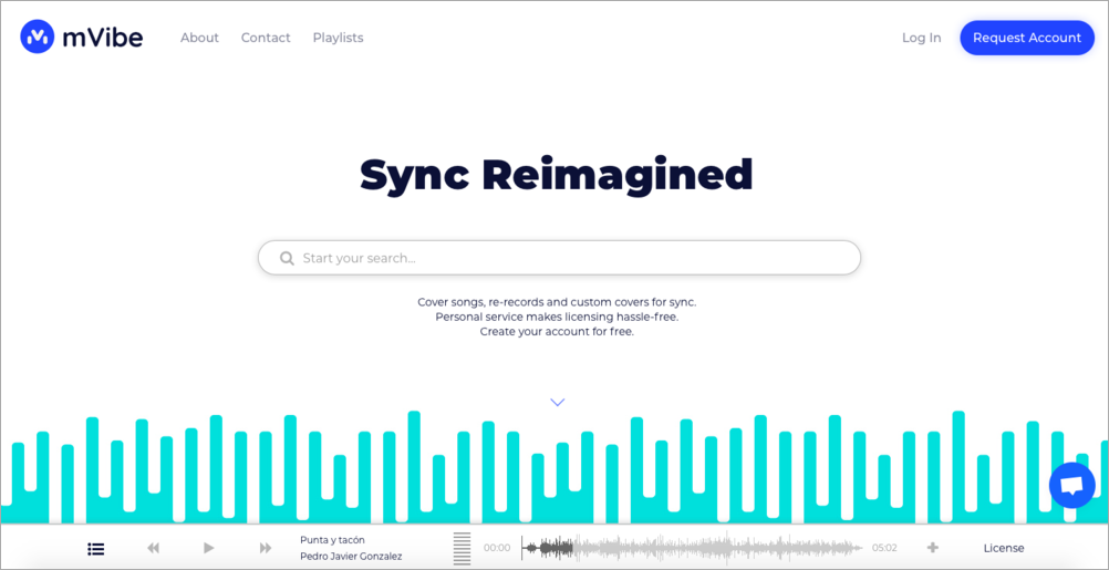 mVibe sync music platform