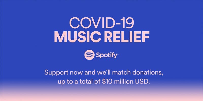 Spotify Covid-19 Music Relief