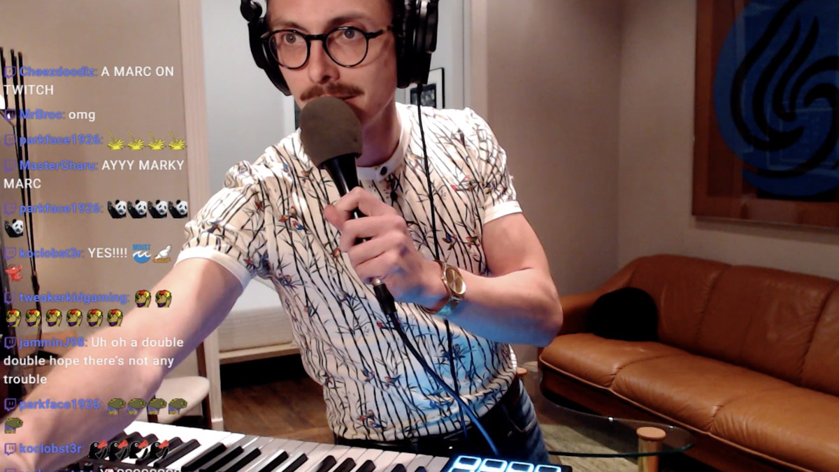 musician live-streamed on Twitch