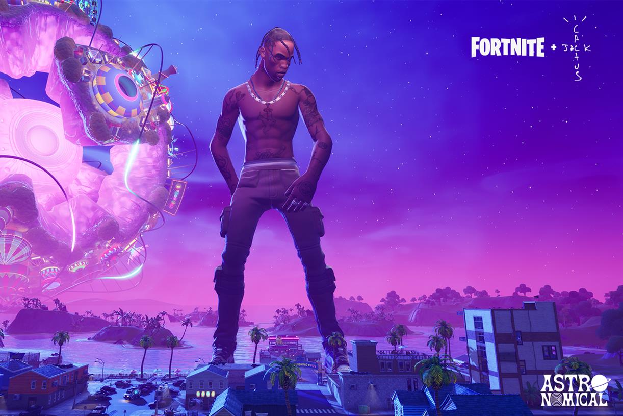 Travis Scott's performance in Fortnite