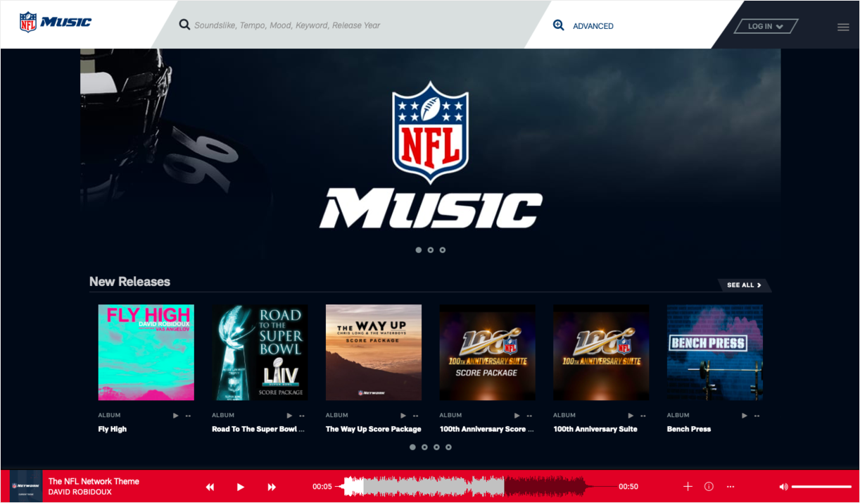NFL Music Library