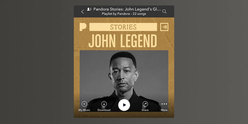 pandora stories