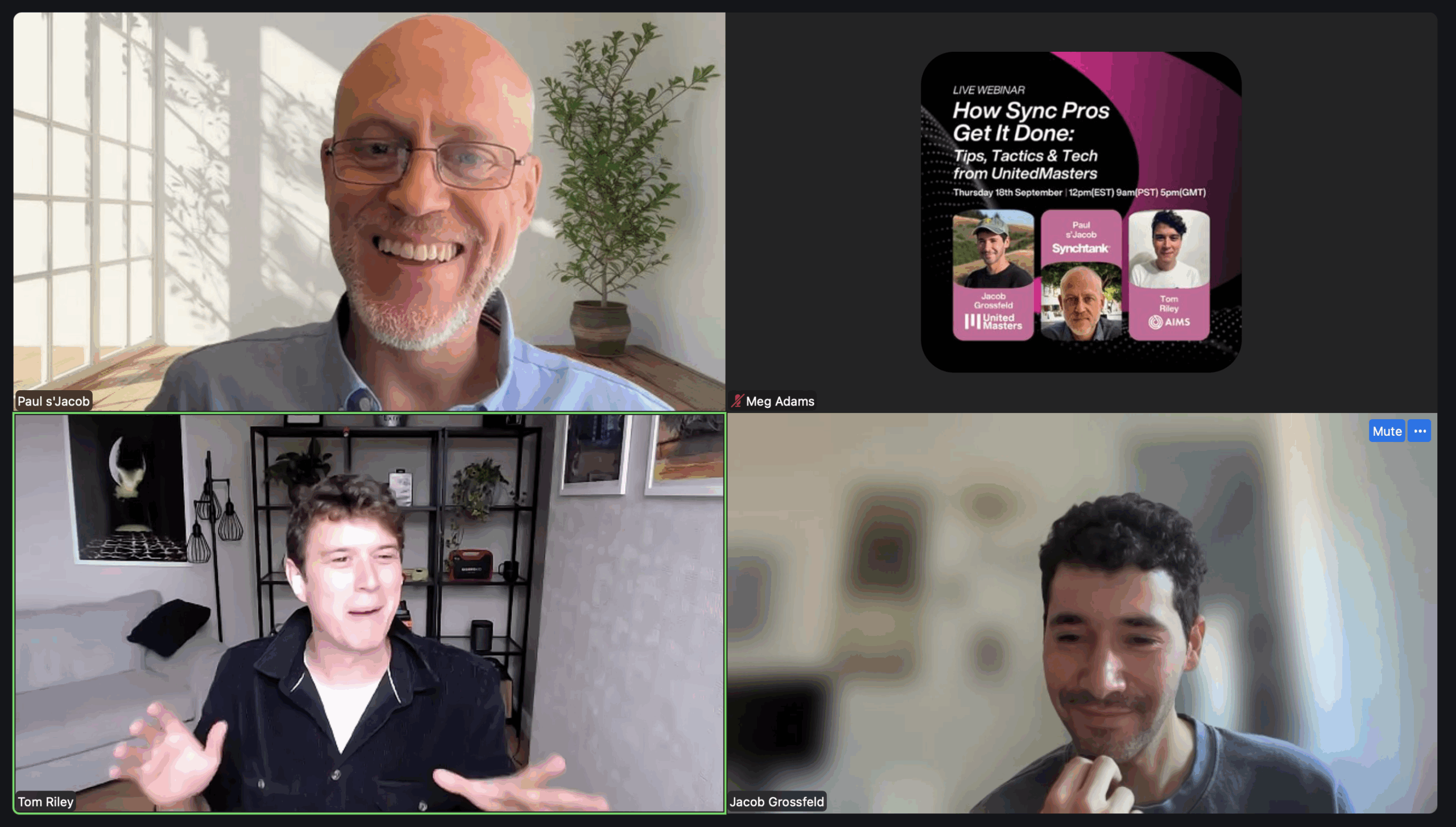 webinar recording